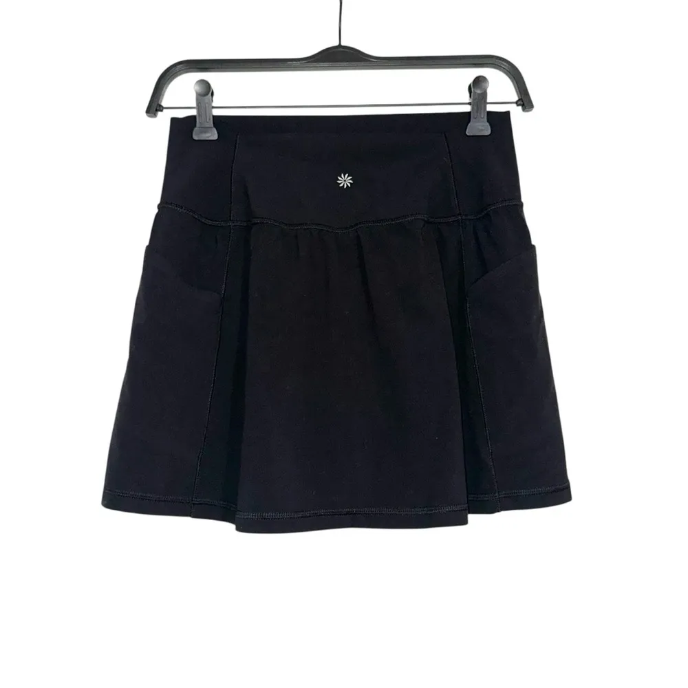 Athleta Salutation Stash Pocket 14.5 in Black Skort SMALL - Image 4