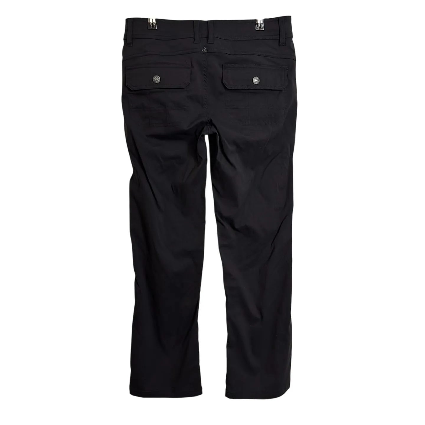 Prana Pants Womens 6 Short 6S Black Halle Roll Up Legs Quick Dry UPF 50 DWR - Image 2