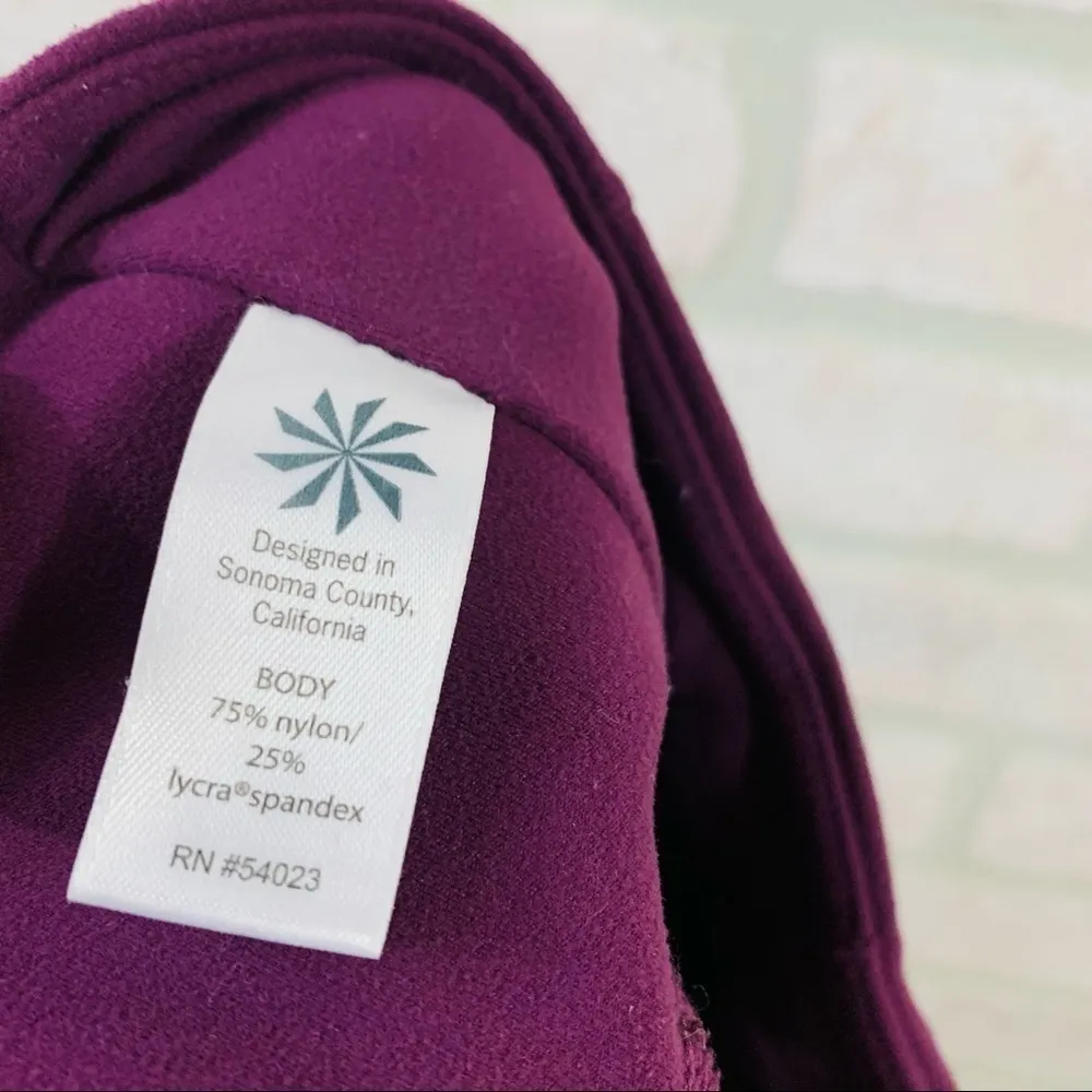 Athleta Laser Cut Salutation Tight in Light Plum Size XS - Image 10