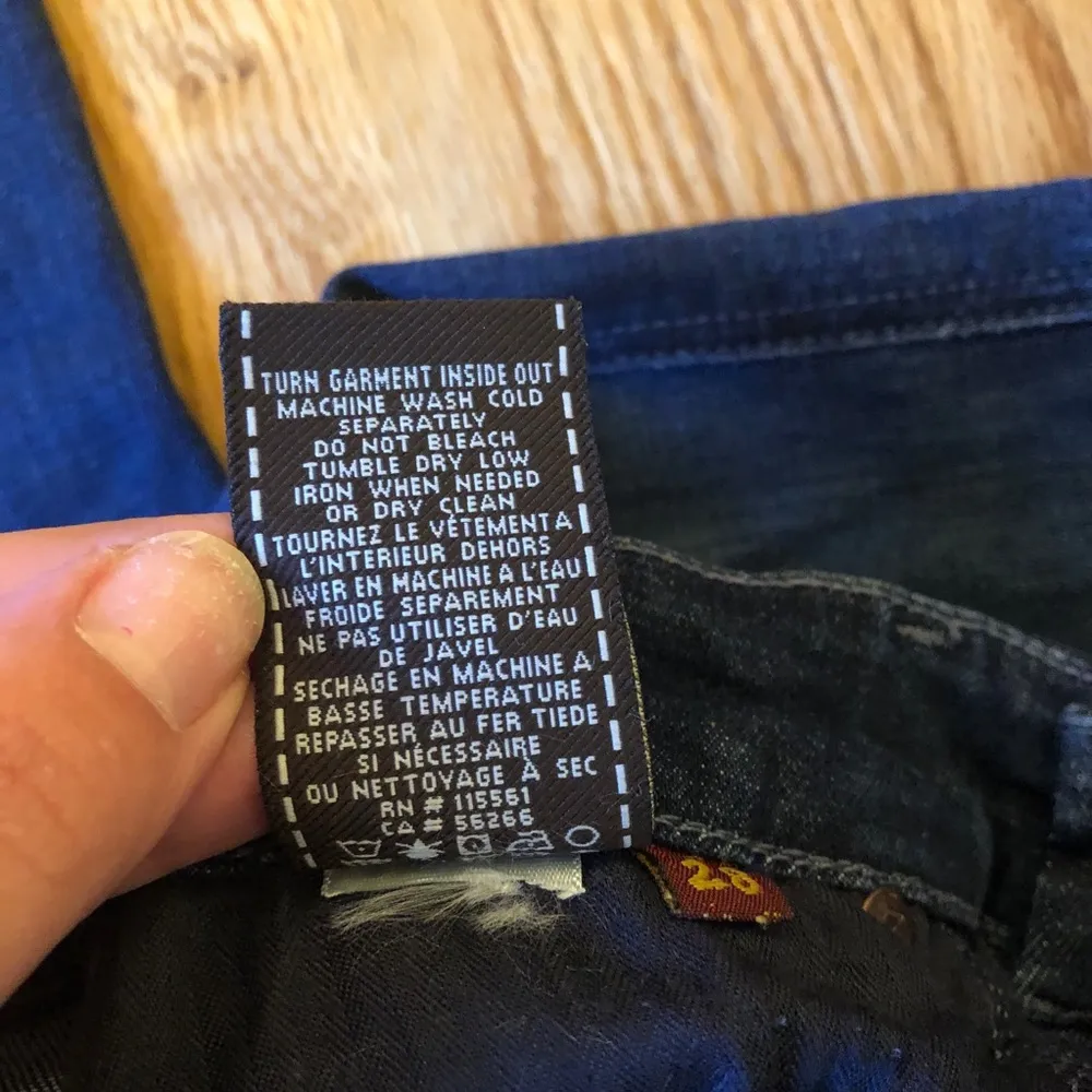 7 for all mankind ‘A’ pocket jeans size 28 - Image 6