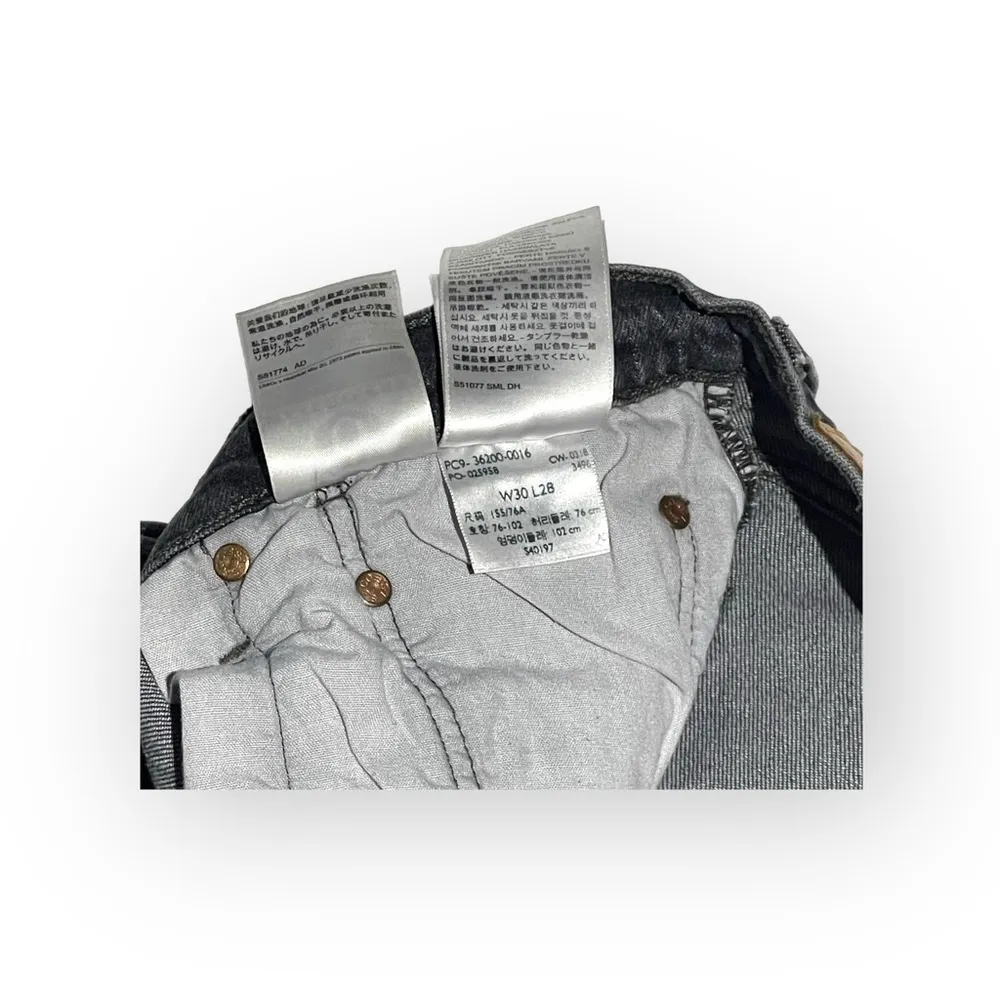 Levi’s x Free People ✪ 501 Crystal Crop Stretch Jeans ✪ Black Wash ✪ 30 Y2K Vibe - Image 10