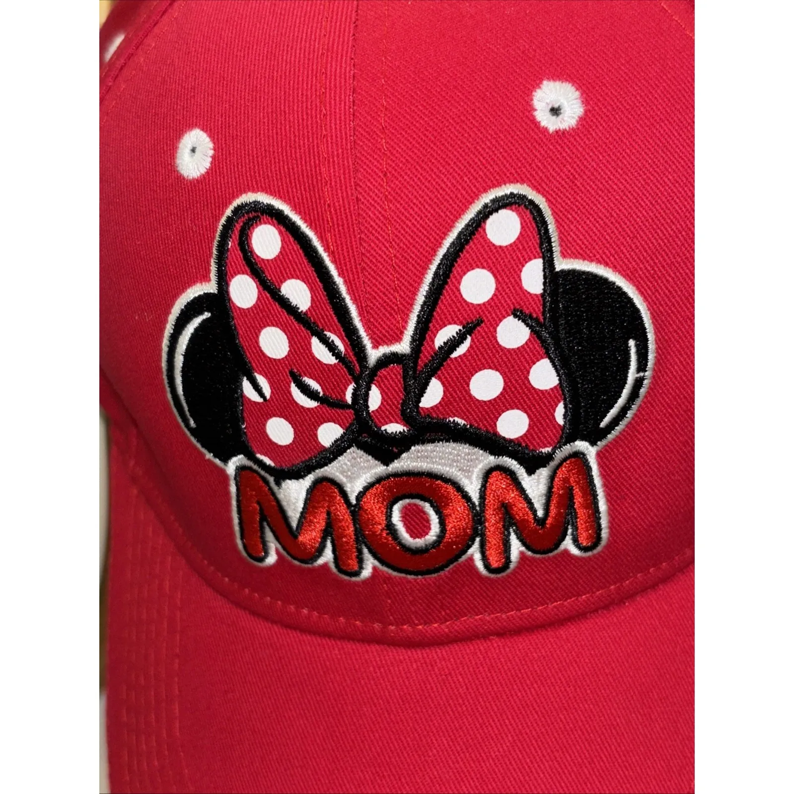 Disney Minnie Mouse Mom Baseball Cap Disneycore Theme Park Ready Family Style - Image 2