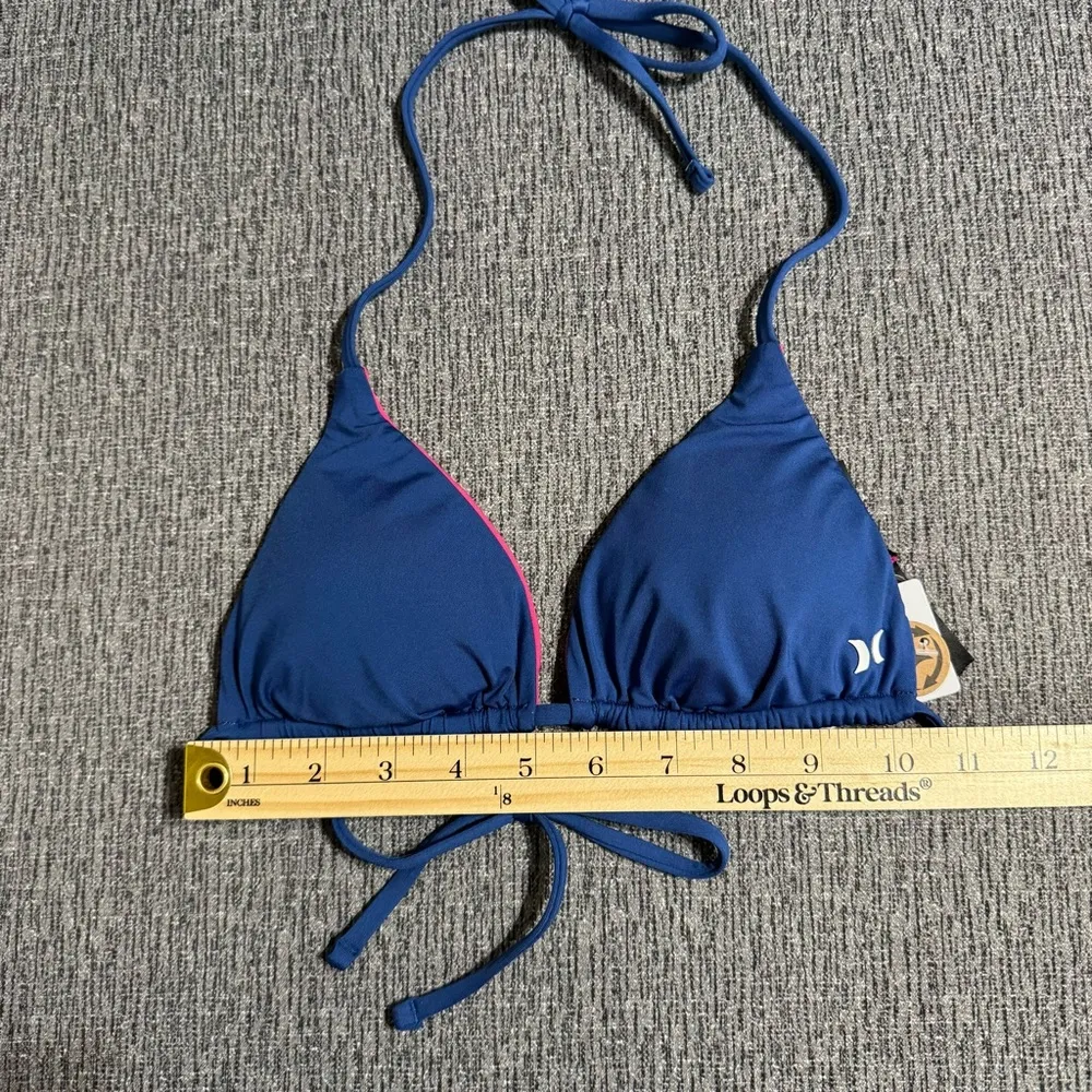 Hurley Women’s Reversible Basic Triangle Bikini Top - Image 8