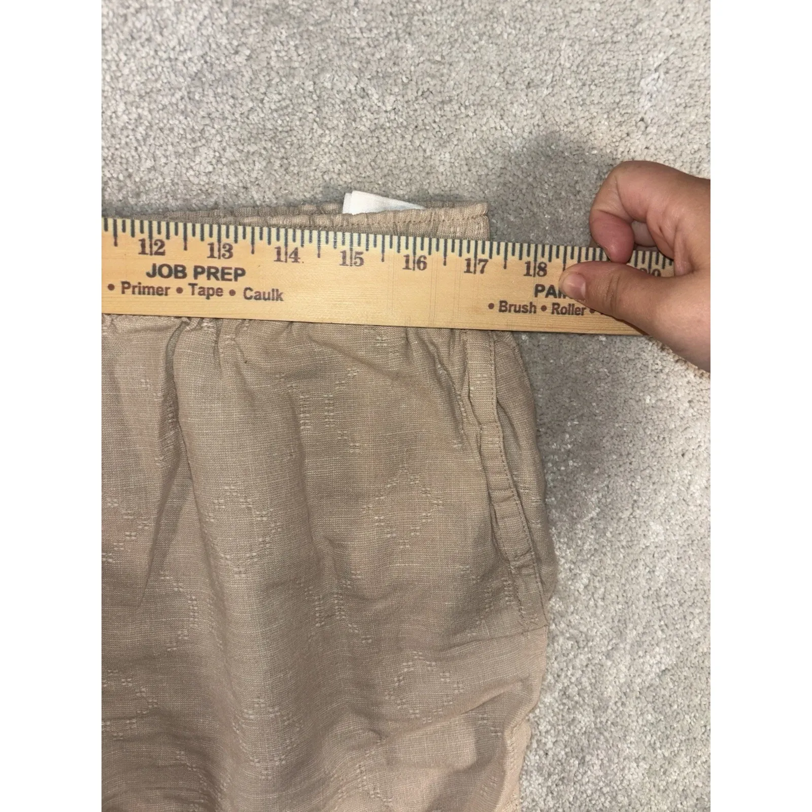 Patagonia Island Hemp Baggie Shorts‎ Beige Pockets 57030 Women's XL Pockets - Image 7