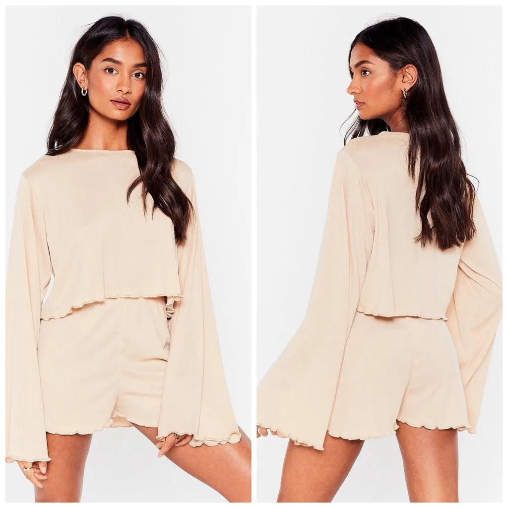 NASTY GAL Ribs Been A Long Day Lounge‎ Set - Image 2