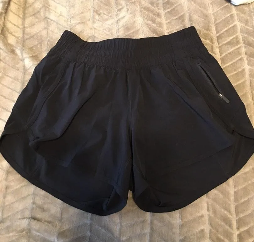 Lululemon Black Tracker Shorts - Image 2