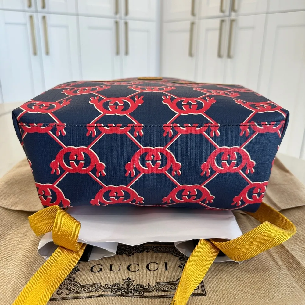 Gucci  Interlocking GG Logo Print Backpack - Image 3