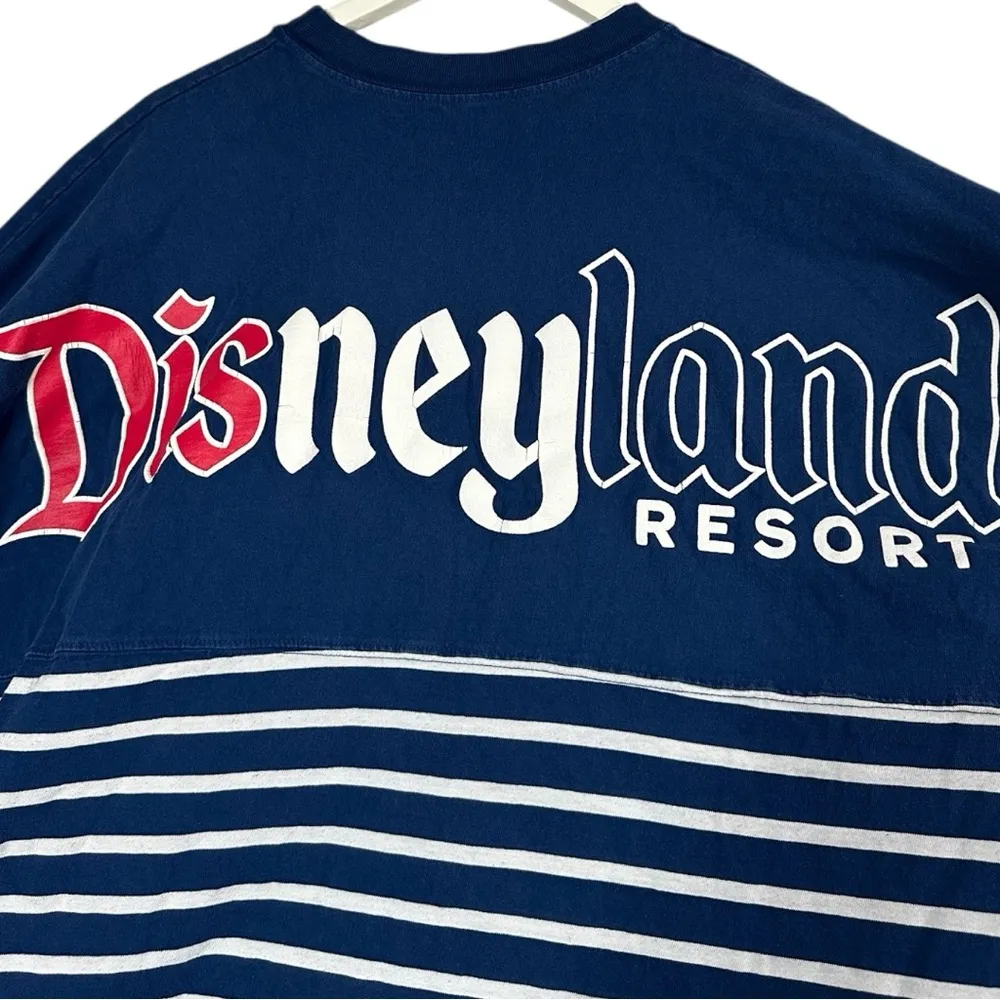 Disney Parks Disneyland Resort Spirit Jersey Red Blue White Striped Size XXL - Image 8