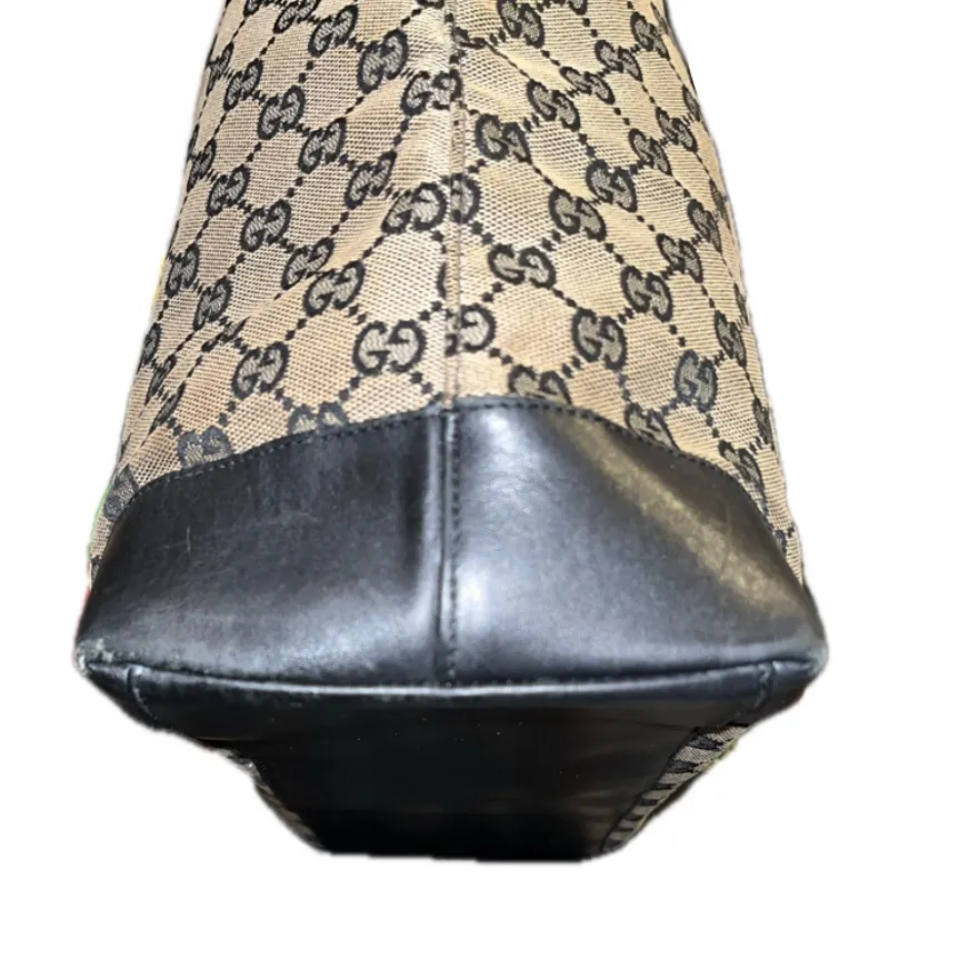 Authentic Gucci GG Monogram Canvas Tote Handbag - Image 5