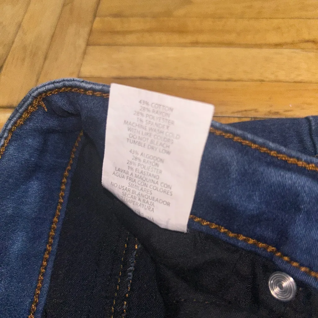 Ci Sono Deep Blue Skinny Jeans - Image 9