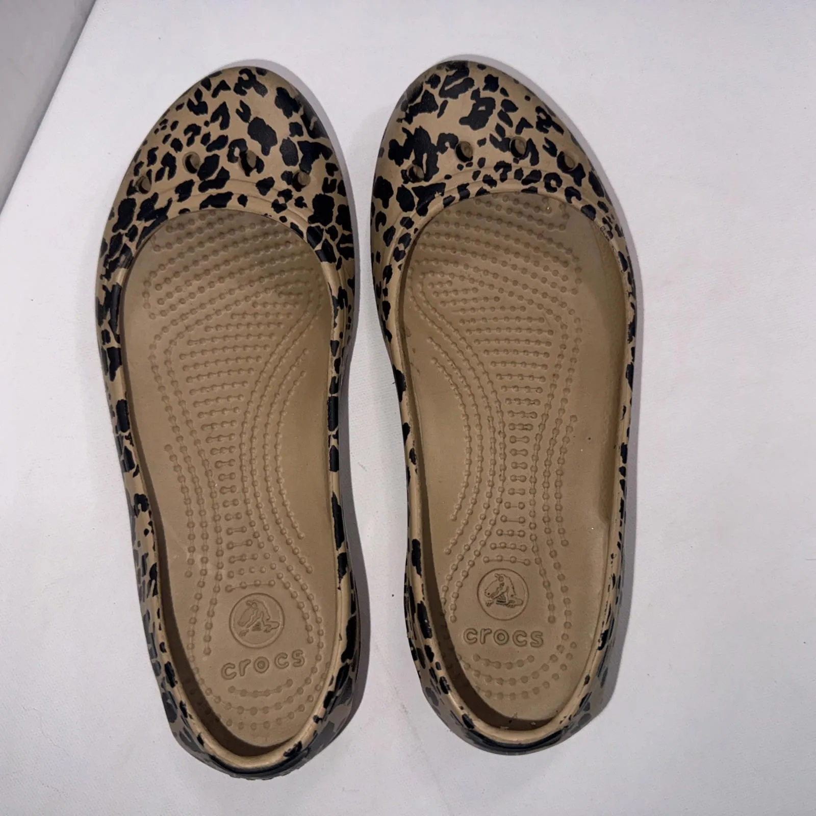 Crocs Women Boulder Colorado Animal Print SlipOn Gorpcore Water Ballet Flat Sz 6 - Image 2