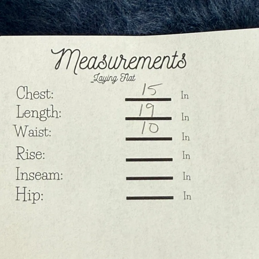 Zara Soft Fuzzy Knit Long Sleeve Crew Neck Cropped Sweater S Dark Blue #4084 - Image 8