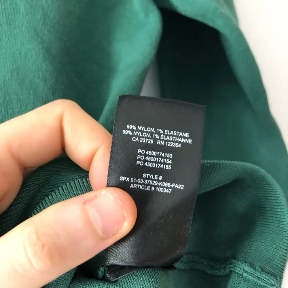 Babaton Sculpt Knit Astrid Long Sleeve Mockneck Top in Green Size Medium - Image 8