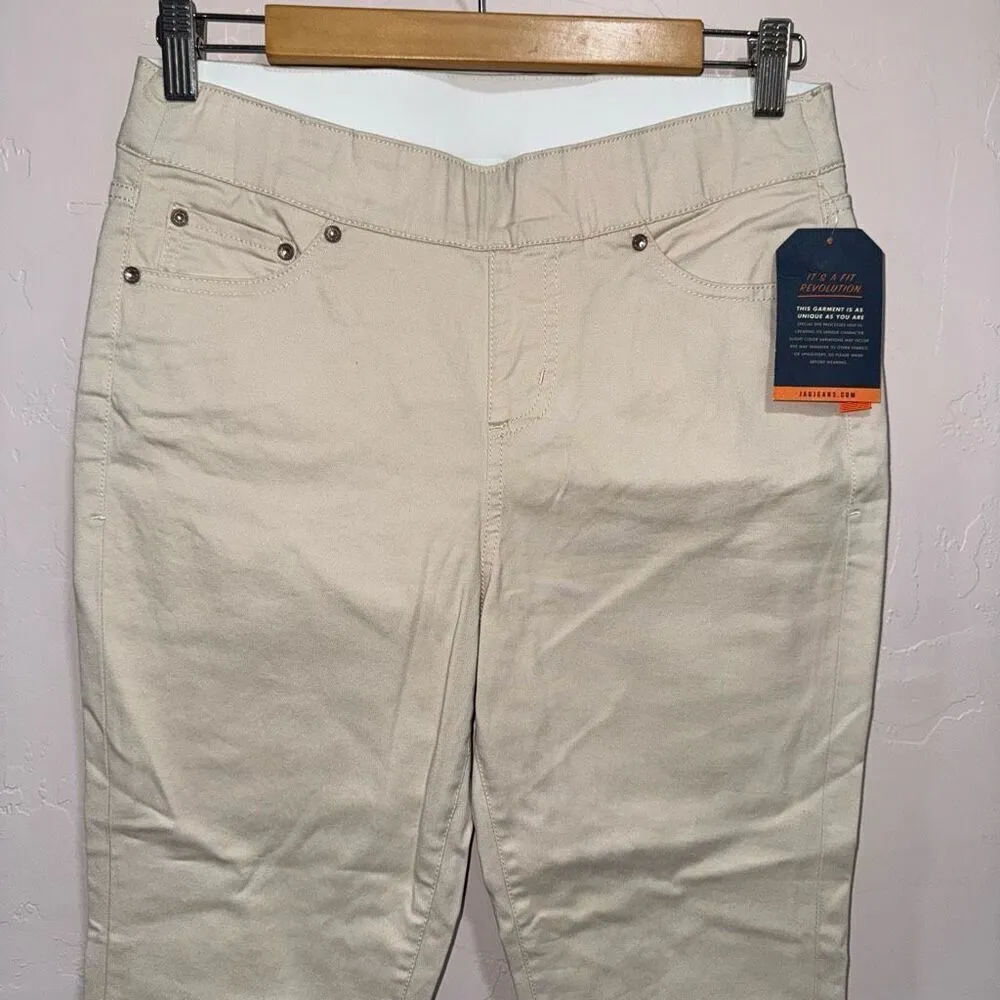 Jag Jeans Cream Pull-on Tummy Smoothing Pants 6/28 - Image 2