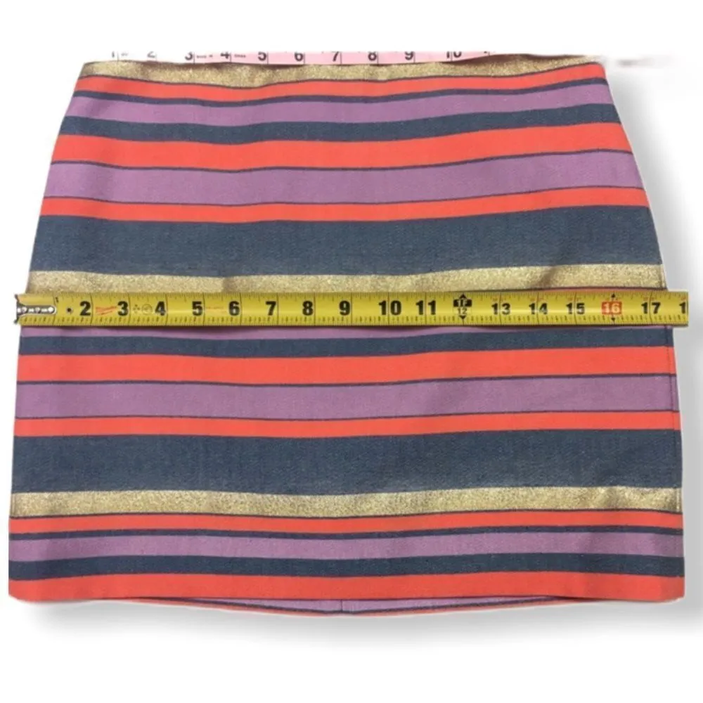 J. Crew Metallic Striped Skirt - Image 5