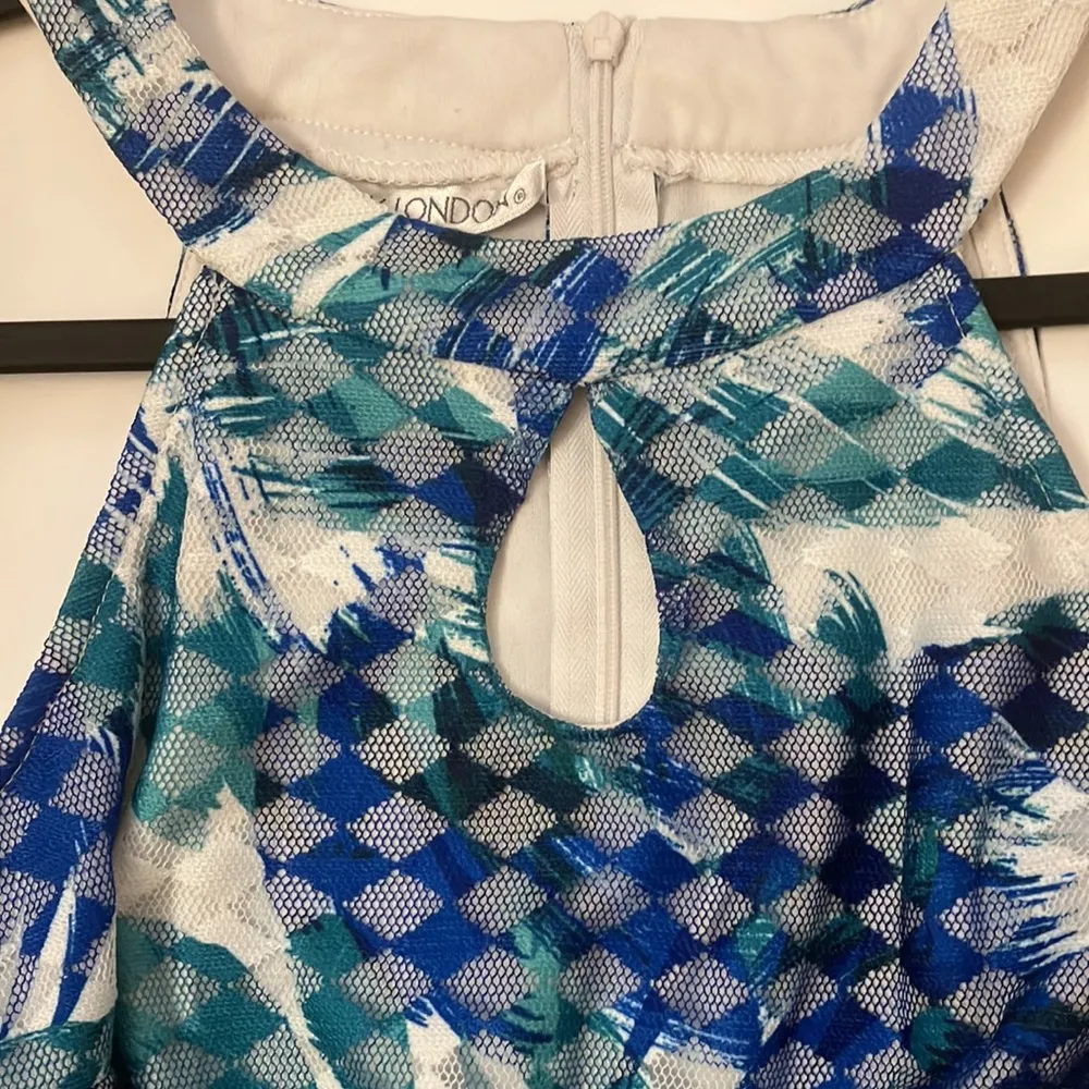 Maggy London multi-colored lace print cocktail dress - Image 10