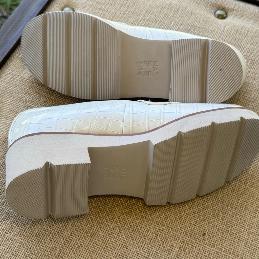 Naturalizer Womens Cabaret Porcelin Crocodile Skin Slip On Shoe Size 7 - Image 7