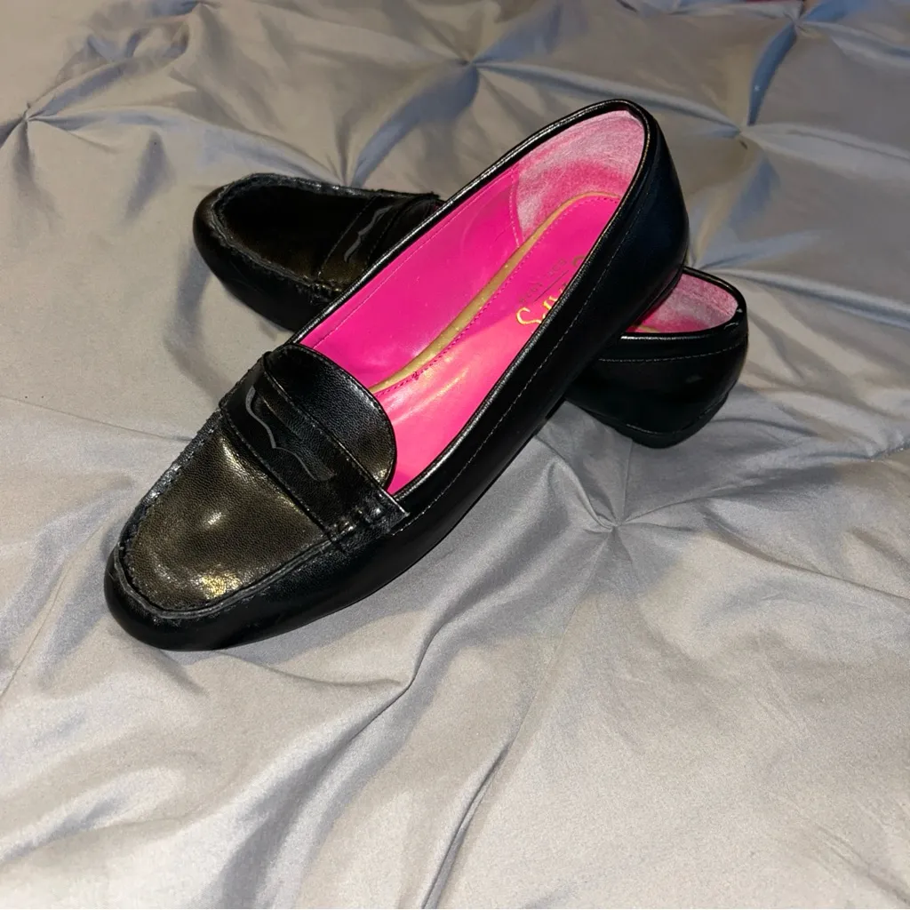 Chaps Shoes Women's Size 8B Black Gerra Flats Slip-on Loafers - Image 12
