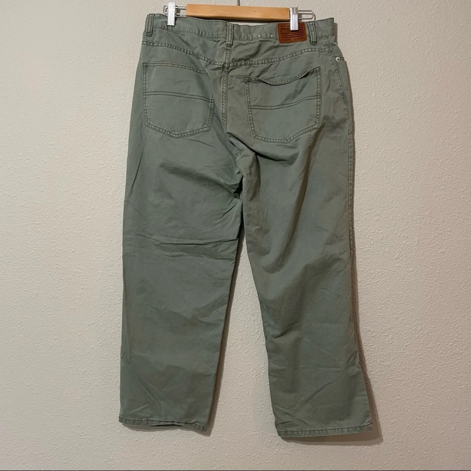 Polo Ralph Lauren Jeans Company Green Mid Rise Straight Leg Cropped Pants 12 - Image 10