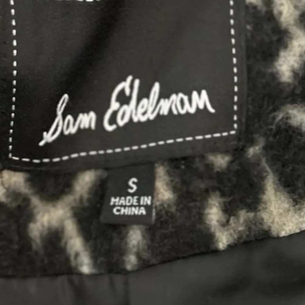 Sam Edelman  women’s Leopard‎ Print wool blend jacket size  small - Image 6