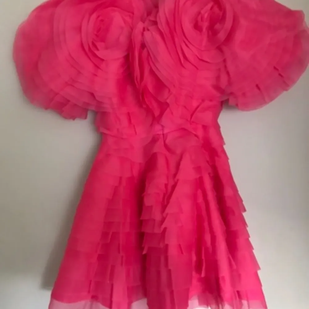 NWOT Aje Pink Ruffled Dress Size 4 - Image 10