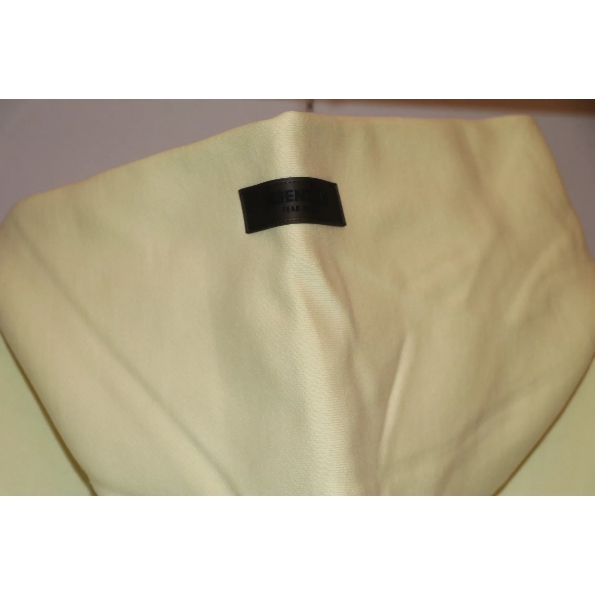 Fear of god ESSENTIALS Yellow Relaxed Hoodie - Image 7