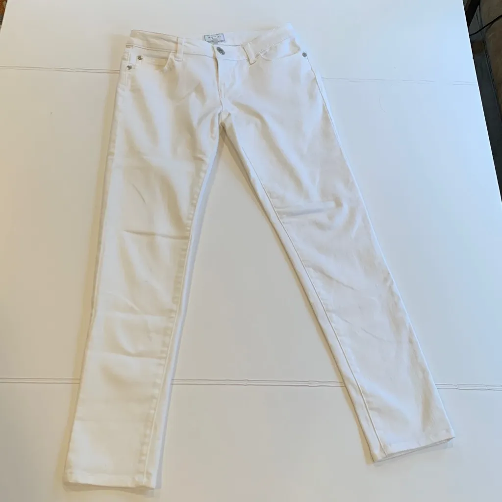 Celebrity Pink White Skinny Stretch Jeans Women’s Size 26 - Image 4