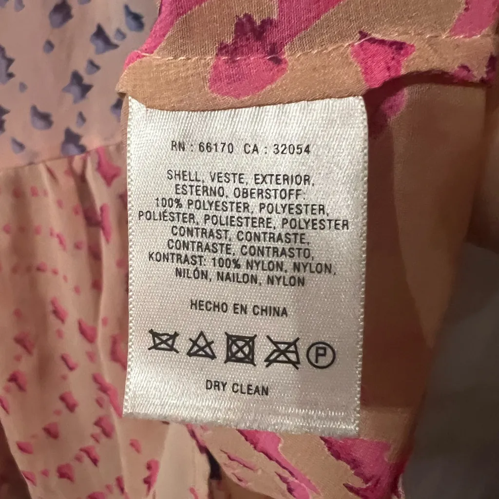 Maeve Anthropologie Peplum Abstract Top Extra Small - Image 5