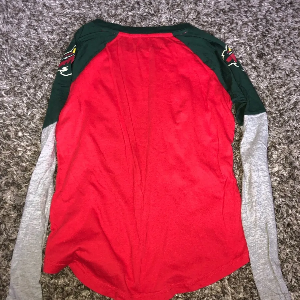 Minnesota Wild Long Sleeve Shirt Size M - Image 2