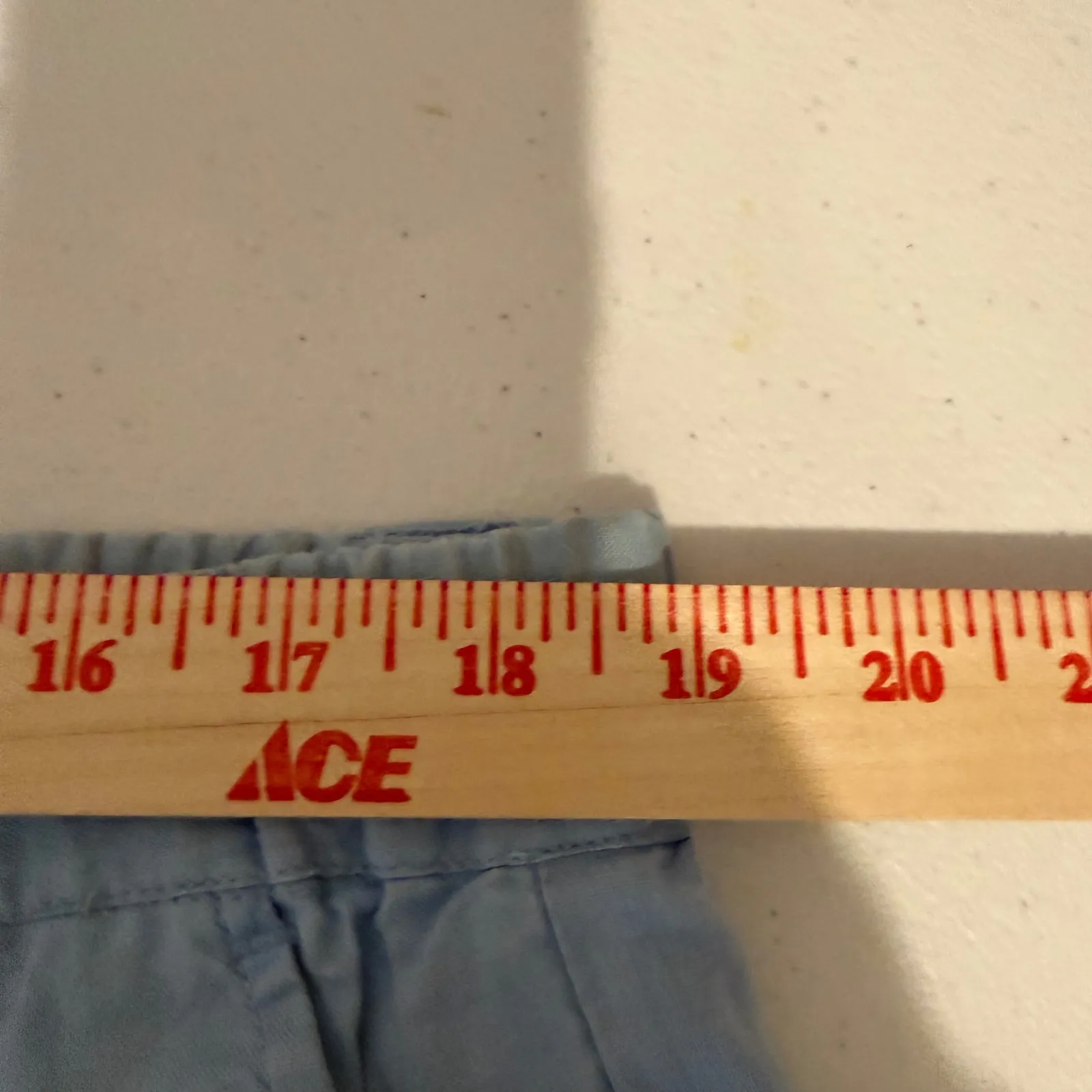 PB moore Women's Light Blue 100% Linen Wide Leg Pants Size L Vacation Beach Size L - Image 6