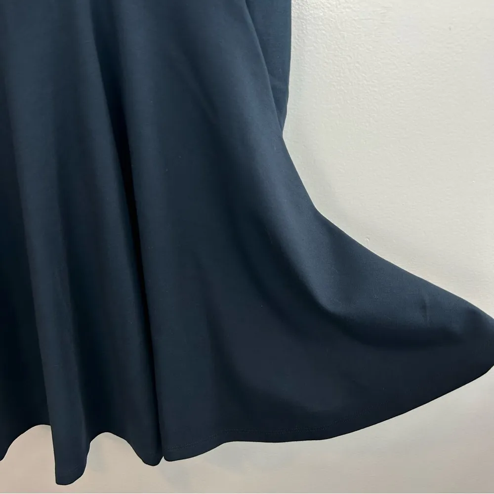 American Apparel Dark Blue Deep V-neck Long Sleeve Mini Dress Size XS - Image 10