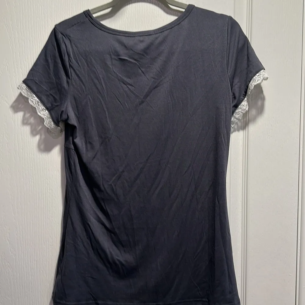 Maternity Women's Ekouaer Breastfeeding Pajama Shirt ONLY Size Small NWT #7014 - Image 5