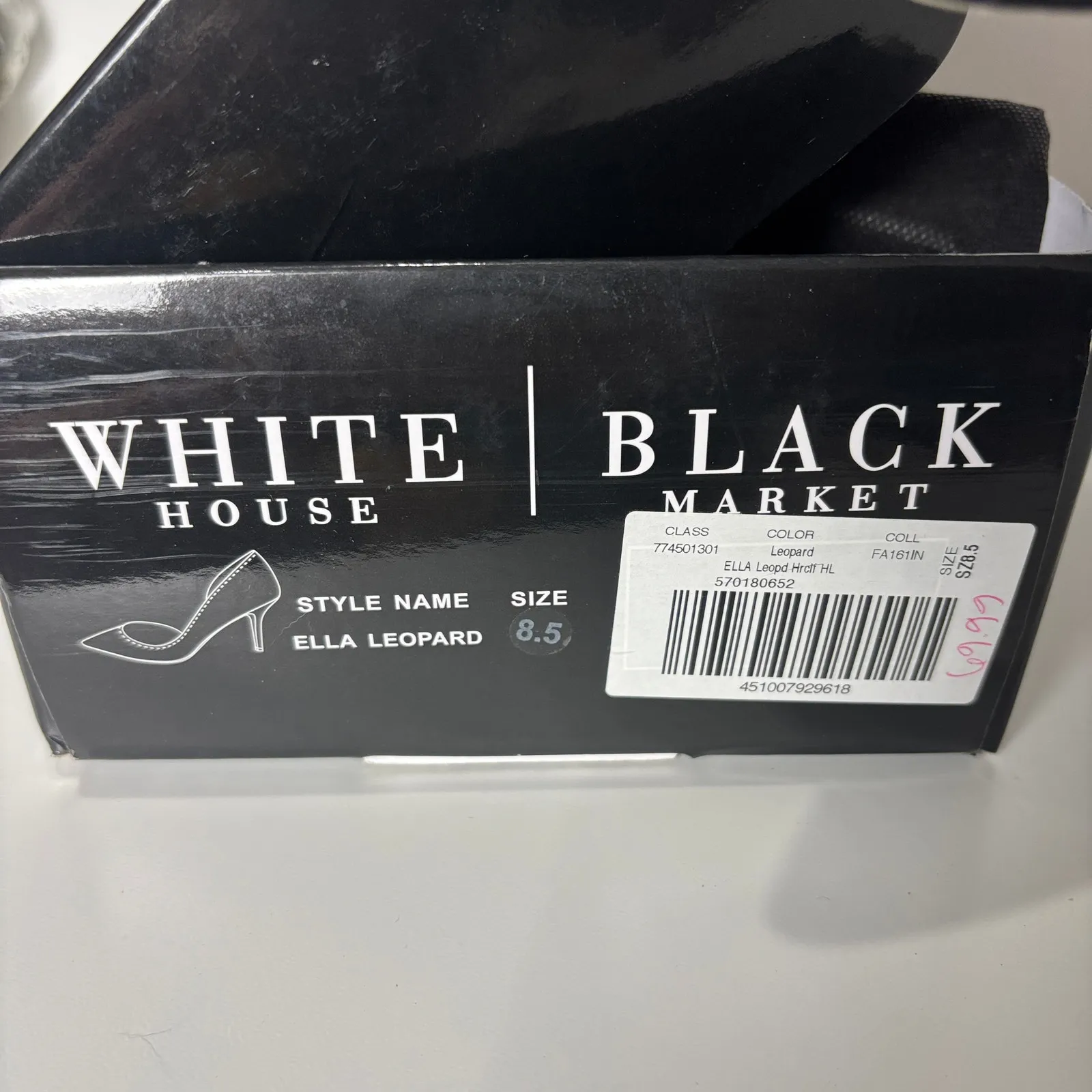 White House Black Market animal print leopard heel pumps 8.5 - Image 7