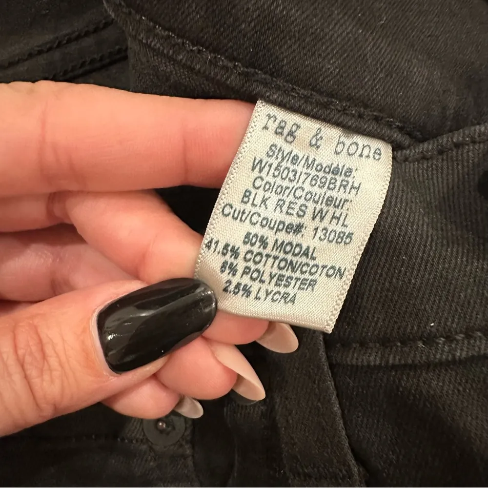 Rag & Bone legging jeans black - Image 7