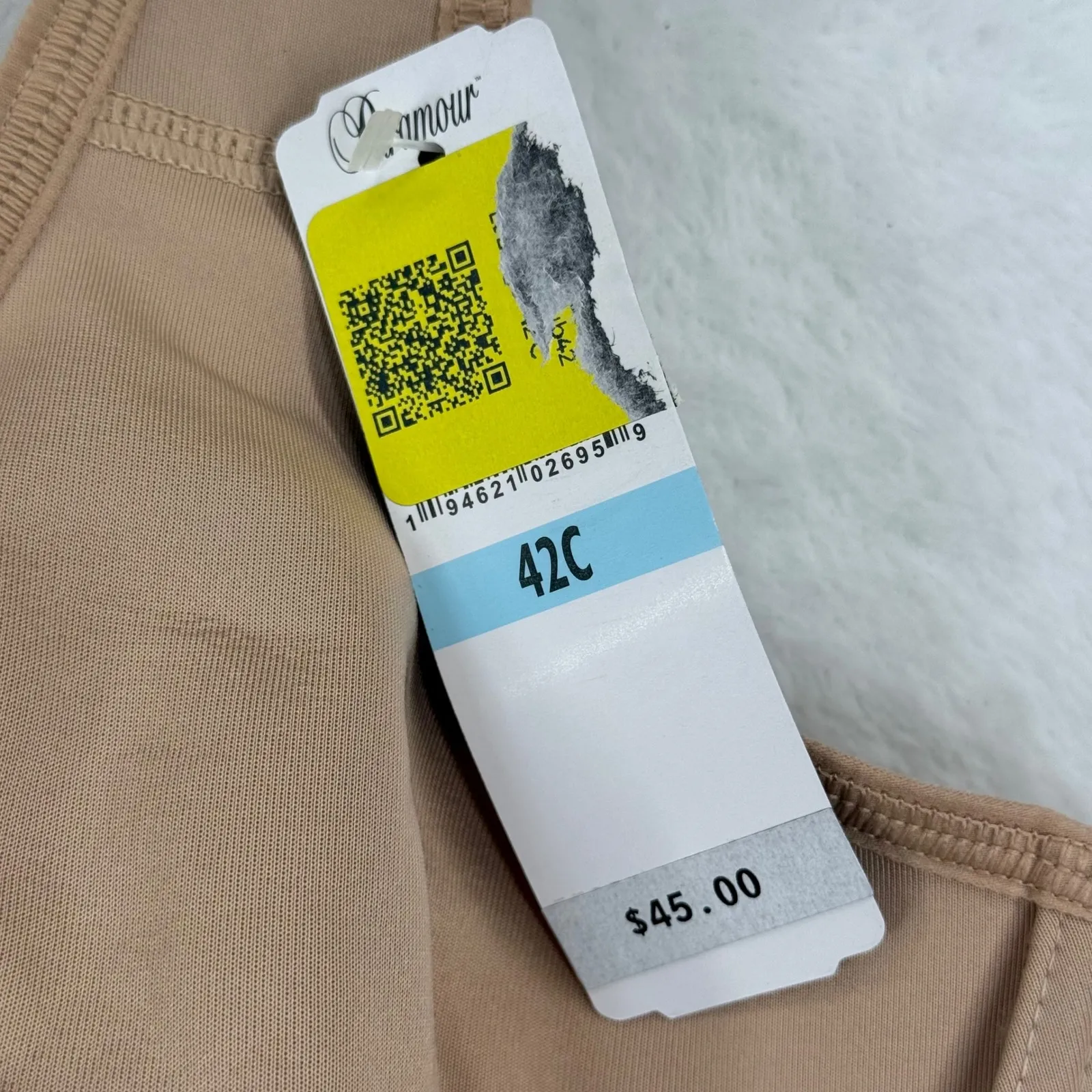 Glamour by Felina Bra 42C Beige Full Coverage Smooth Wireless Comfort Tan Size undefined - Image 2