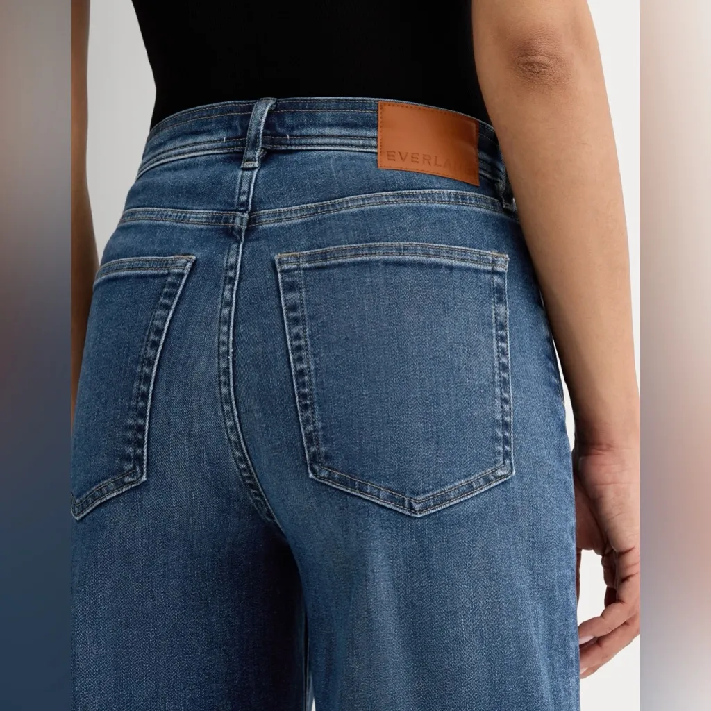 Everlane The High Key Jean in Mid Indigo, Size 28 - Image 3