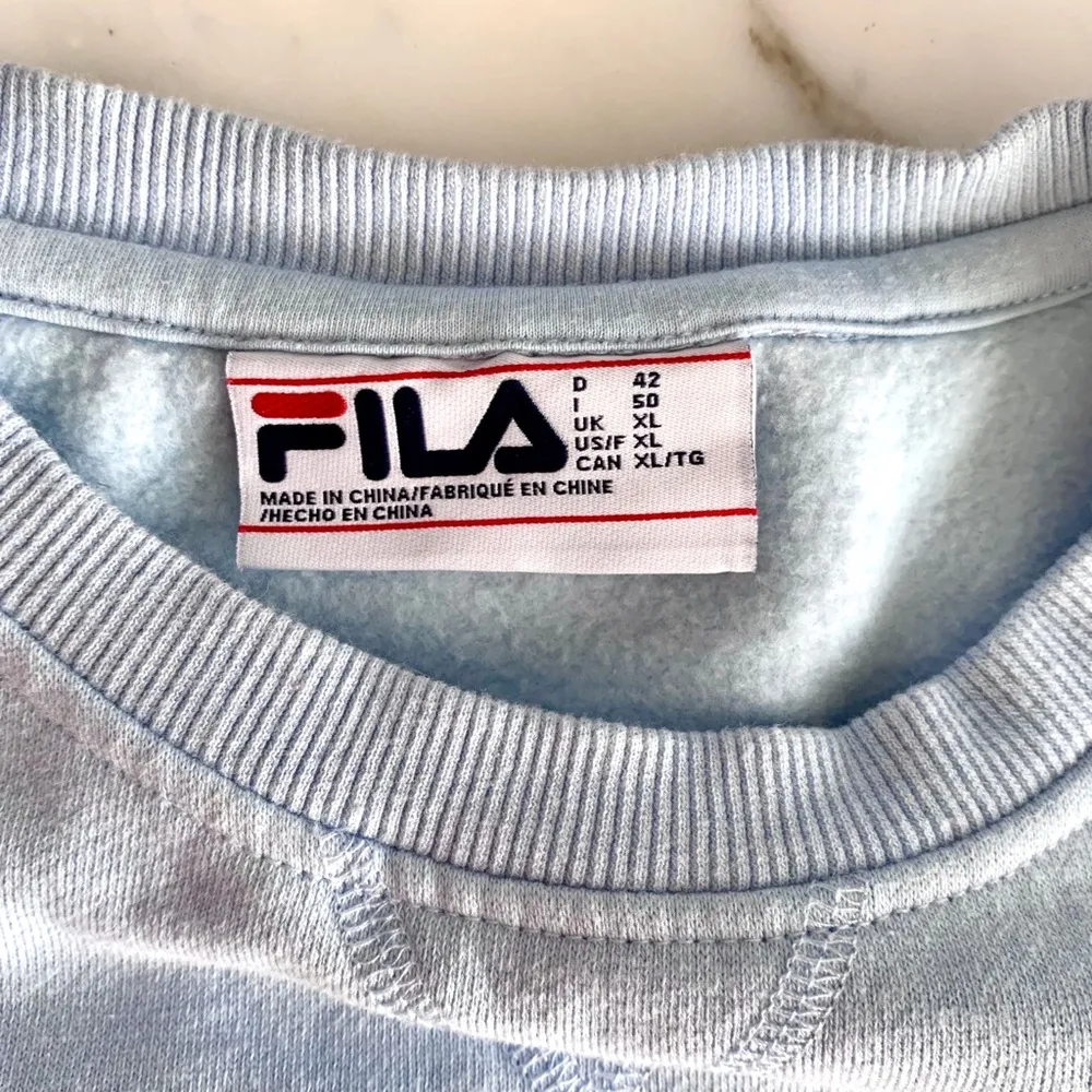Cozy, Cropped, FILA Sweatshirt - Image 5