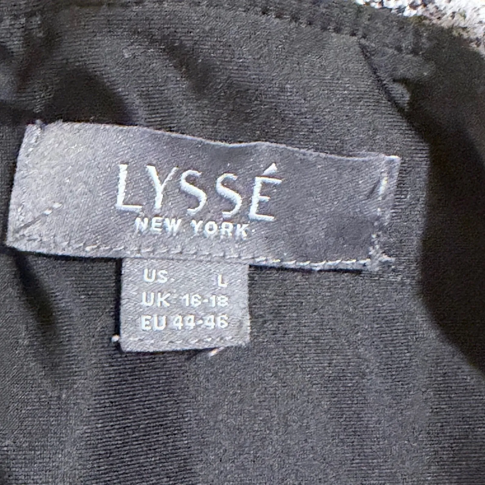 Lysse New York Womens L Large Pull On Textured Knit Slim Leg Ankle Pants Legging - Image 4