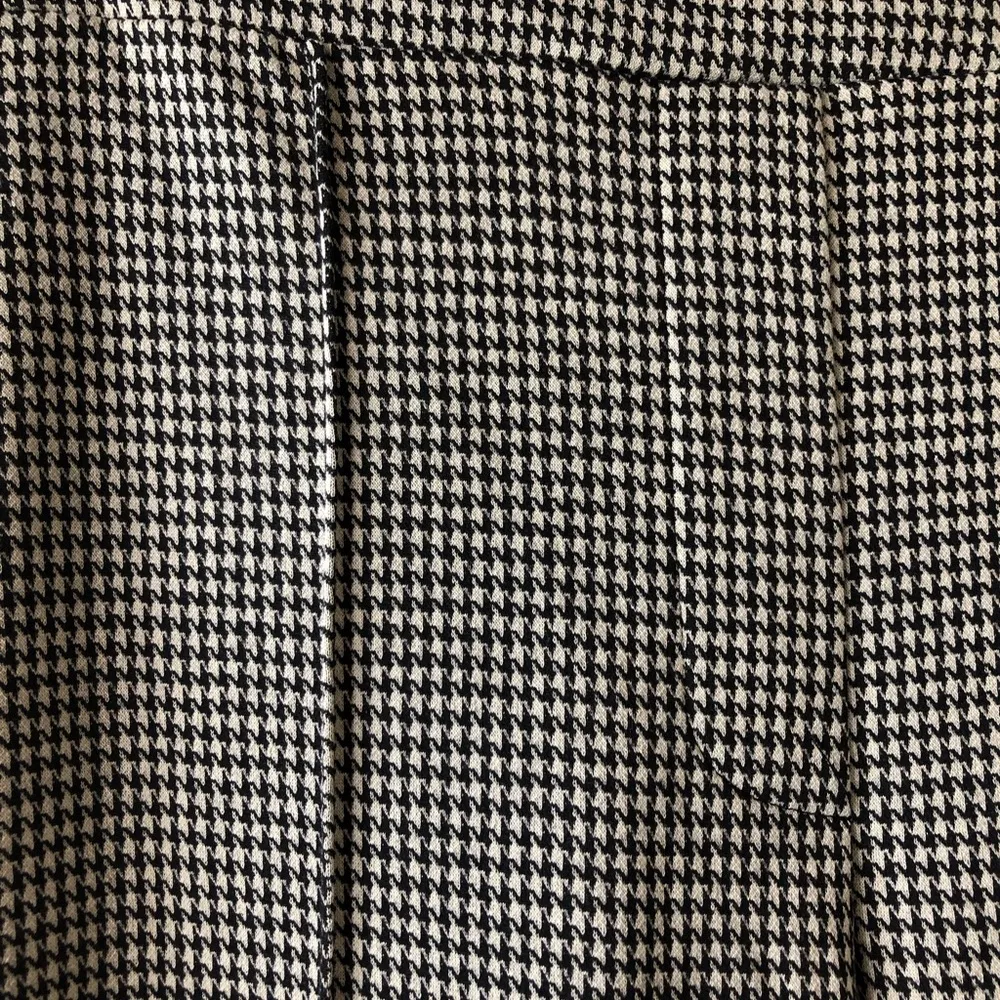 Womens Nine West Relaxed Crop Pull-On Pants XXL Camel Black Houndstooth New - Image 8
