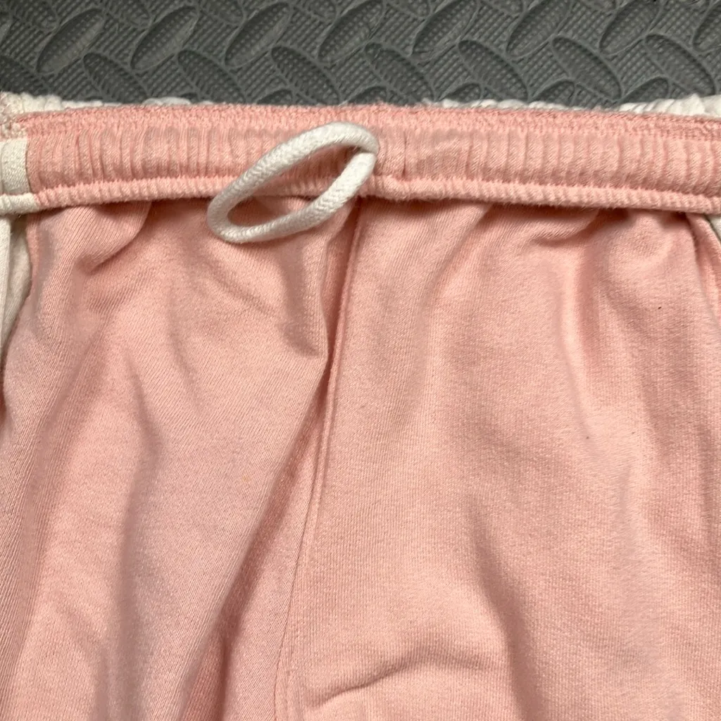 SO The Lounge Life Jogger Juniors Pink and White With Side Stripes Size XS‎ - Image 4