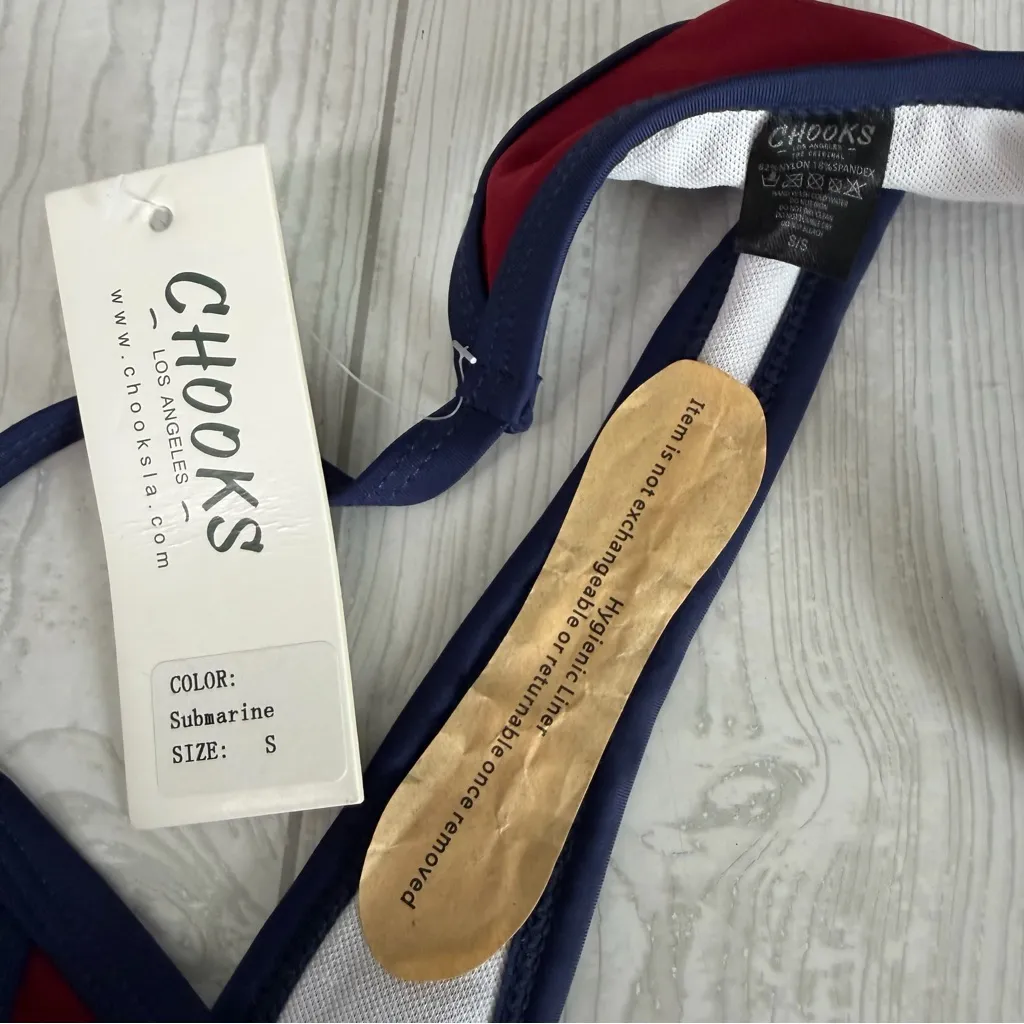 Chooks L.A. Submarine Bikini Set Red - Image 2