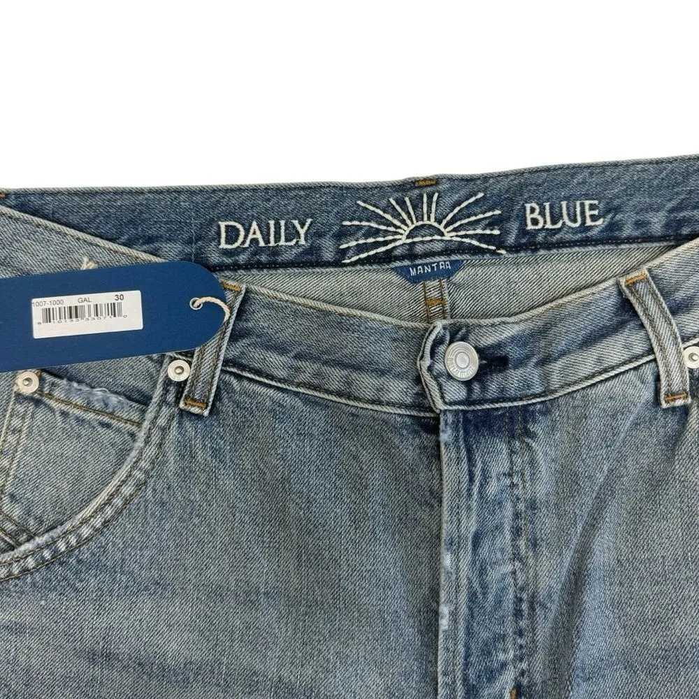 Daily Blue Mantra Ripped Jeans Women's Size 30 Distressed‎ Denim - Image 3