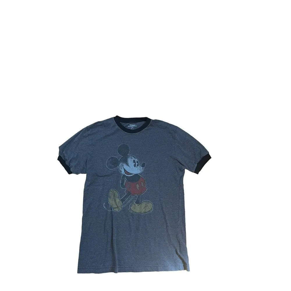 Mickey Mouse Disneyland Grey Black T-shirt Small Walt Disney World Resort Women - Image 20
