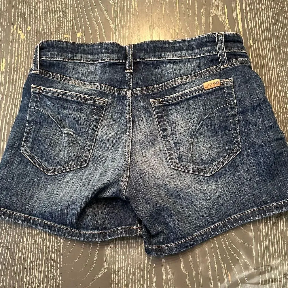 Joe's Jeans Women's Blue Cut-Off Denim Shorts Size 28 Distressed Cuffed - Image 5