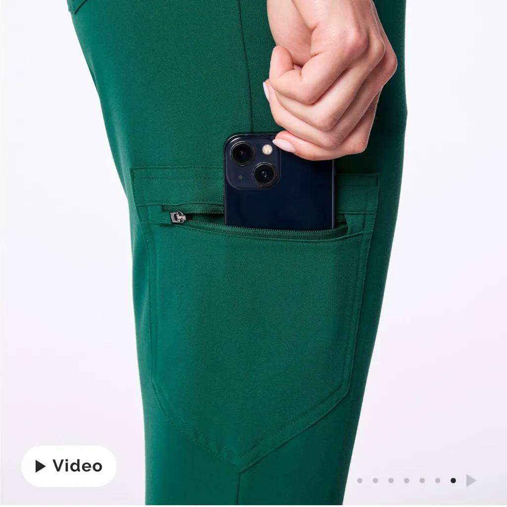 Figs Hunter Green High Waisted Zamora Joggers XS/P - Image 6