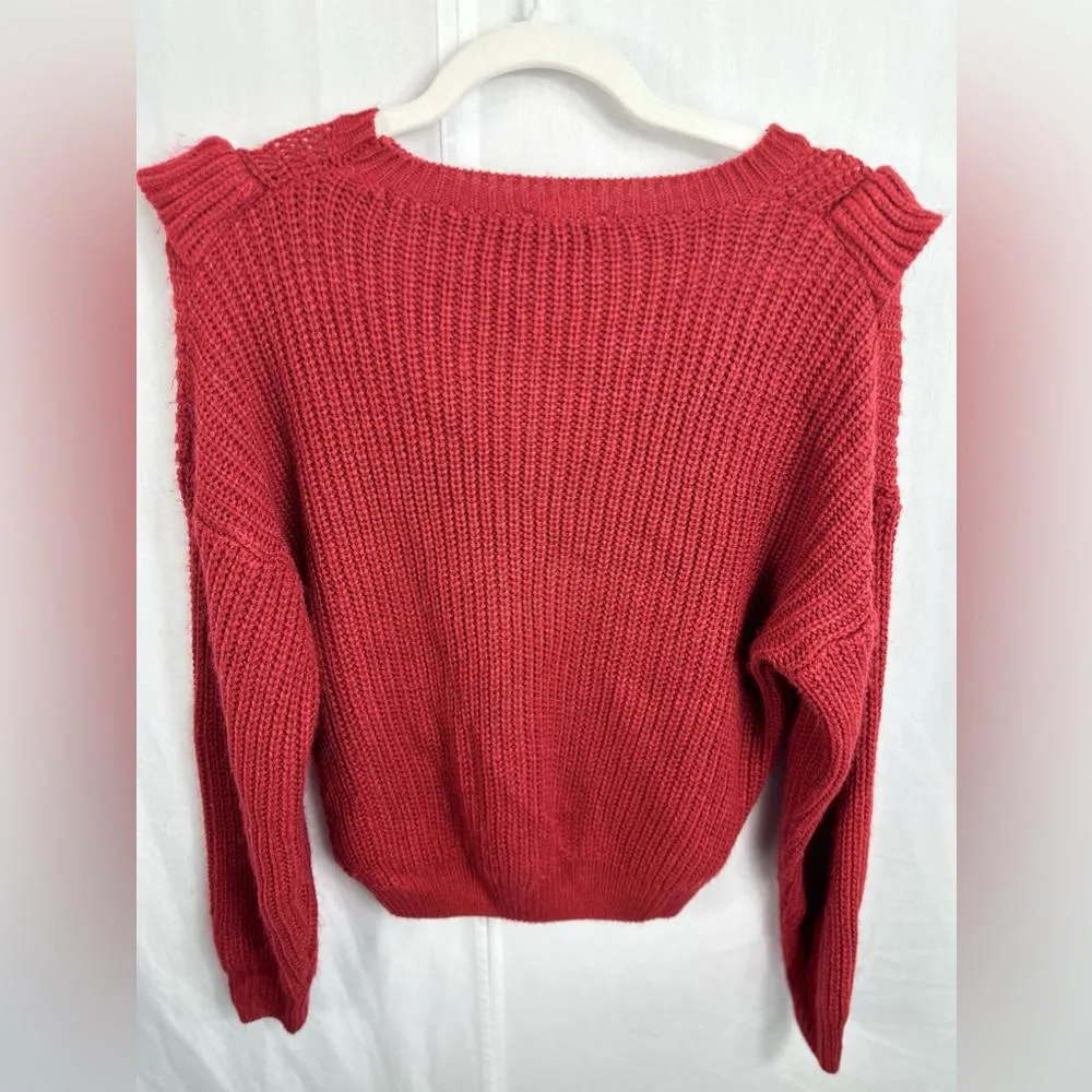 Cute Women’s Sweater Size S Orange - Image 2