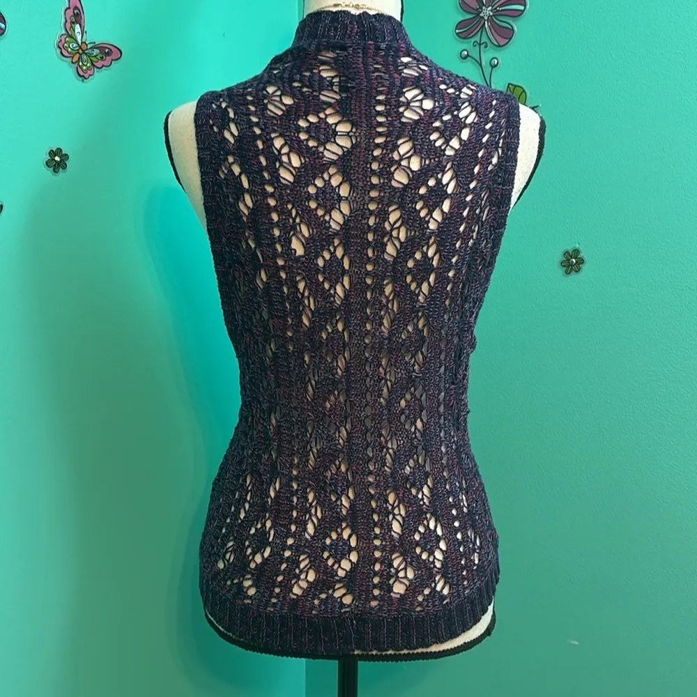 Wet Seal Vintage Y2K Open Front Vest - Image 7