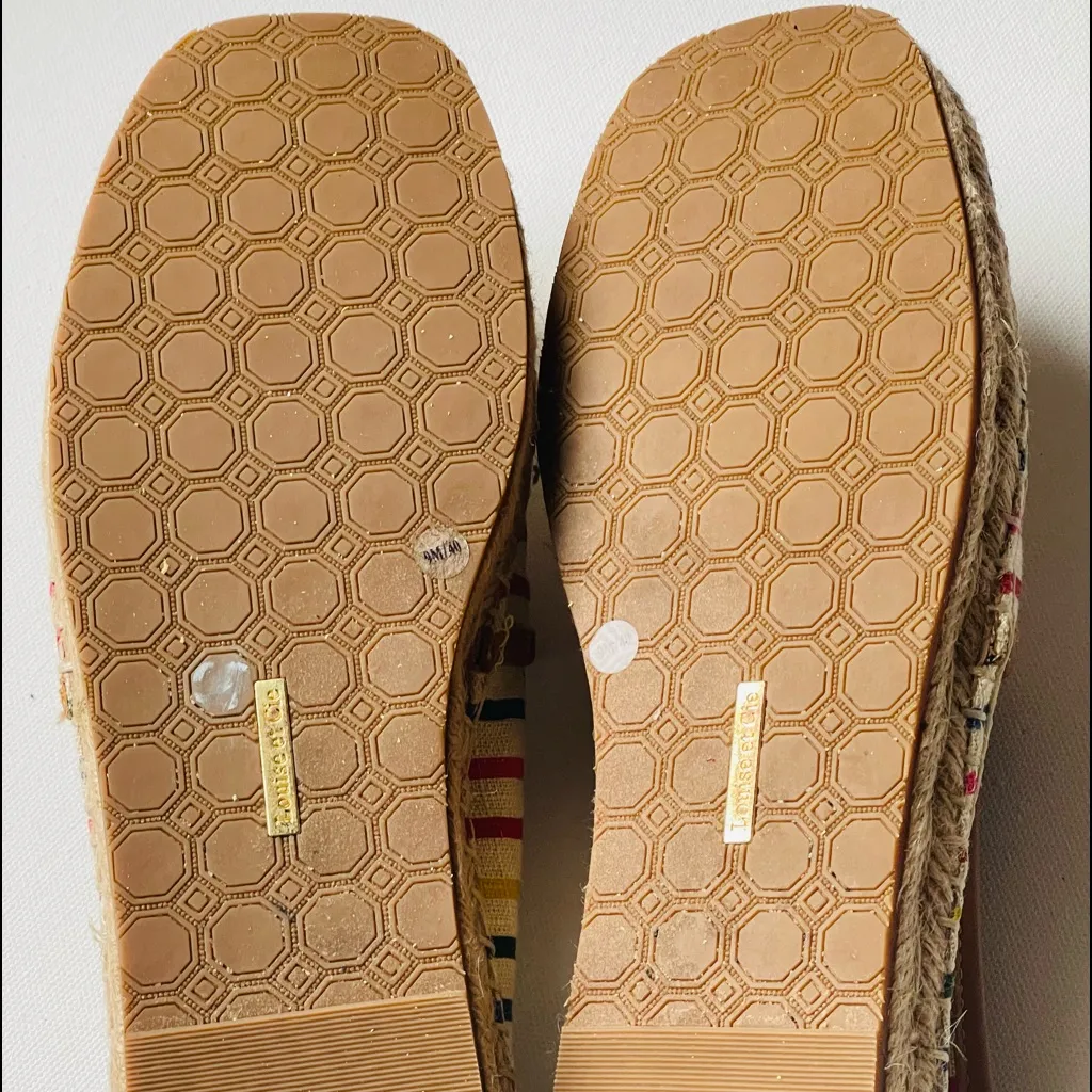 LOUISE ET CIE ADIGE vintage jute-wrapped sole skimmer Espadrille flat-RAINBOW - Image 5