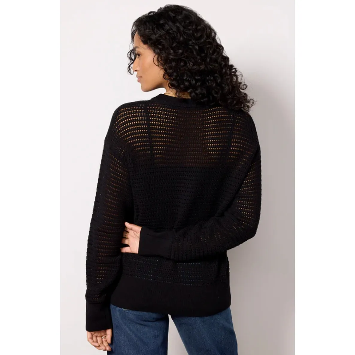 VARLEY Kershaw Black Sweater Pullover Size Small - Image 2