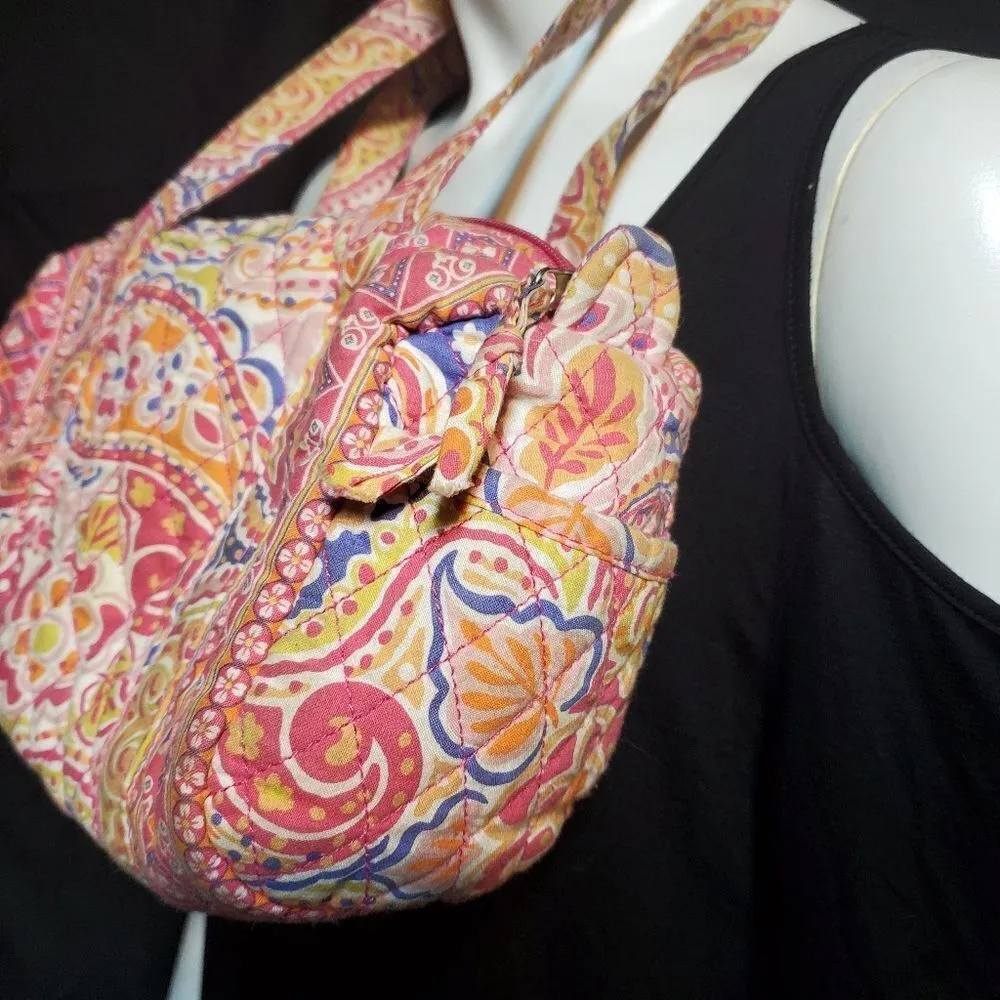 Jordan Accessories NYC Pink & Orange Paisley Bag Pink - Image 4